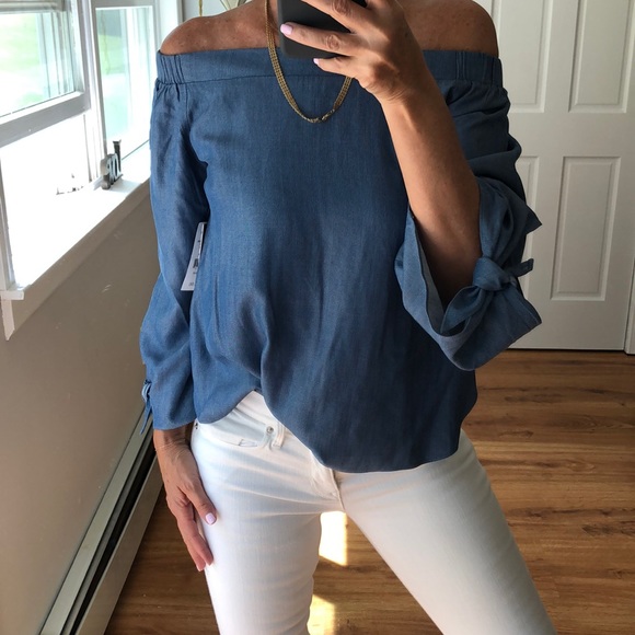 Design Lab Lord & Taylor Tops - NWT off the shoulder top